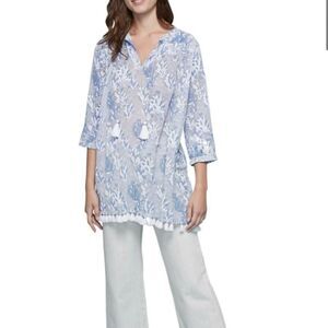 Roller Rabbit Serafina Ugyen Leaves Tunic